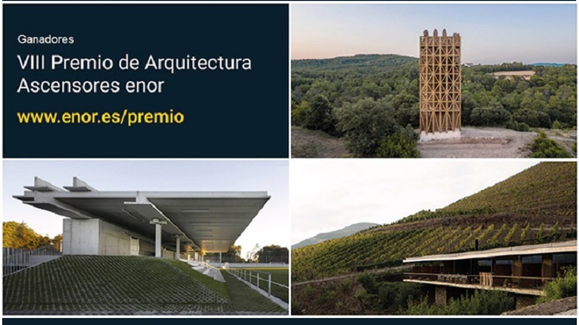 “EL CAMPO DE FUTBOL A GANDAREIRA” Y “EL HOTEL RURAL CASA DO RÍO” OBTIENEN EX AEQUO EL GRAN PREMIO DE ARQUITECTURA ENOR 2020